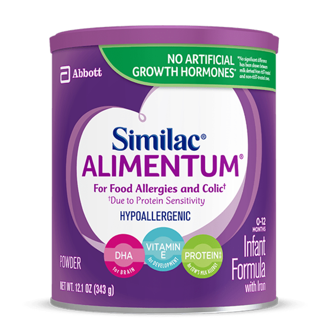 Similac Alimentum Hypoallergenic Infant Formula, 12.1 oz, 6 ct
