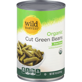 Wild Harvest Wild Harvest Cut Green Beans Organic, 14.5 oz