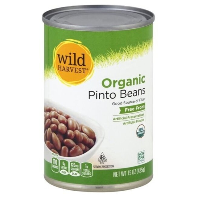 Wild Harvest Pinto Beans Organic, 15 oz