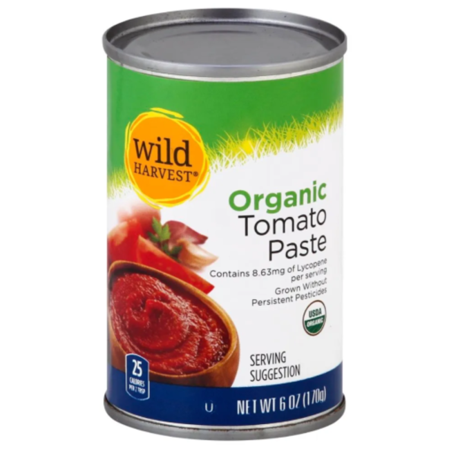 Wild Harvest Tomato Paste Organic, 6 oz