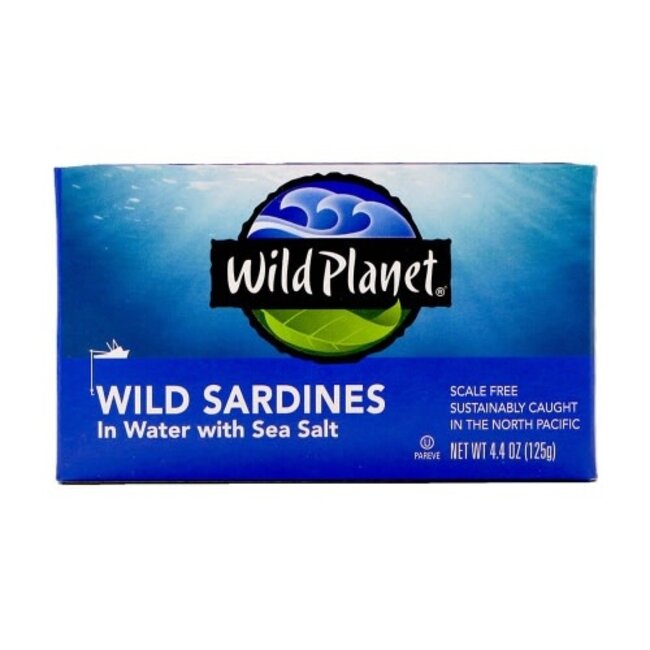 Wild Planet Sardines Water, 4.38 oz