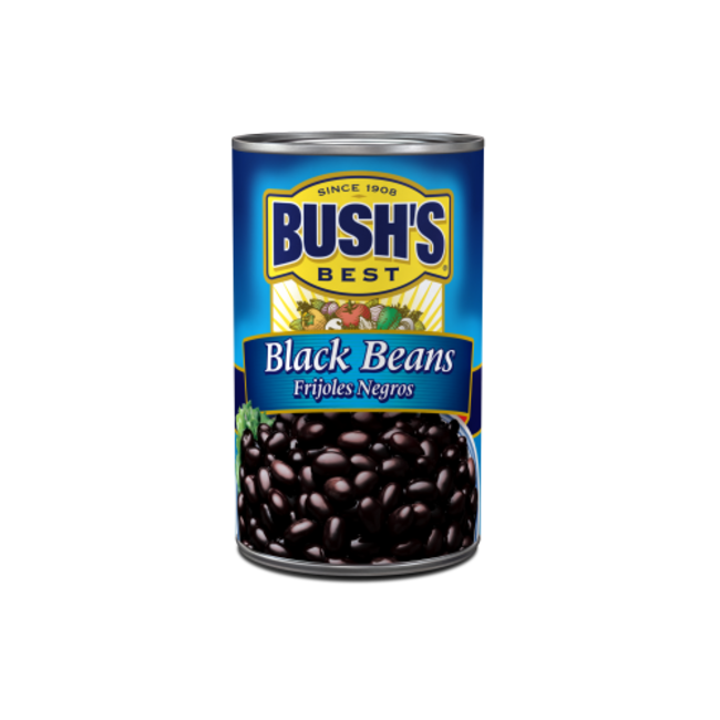 Bush's Best Black Beans, 15 oz, 12 ct