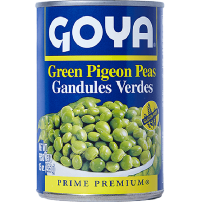 Goya Peas Pigeon Green, 15 oz