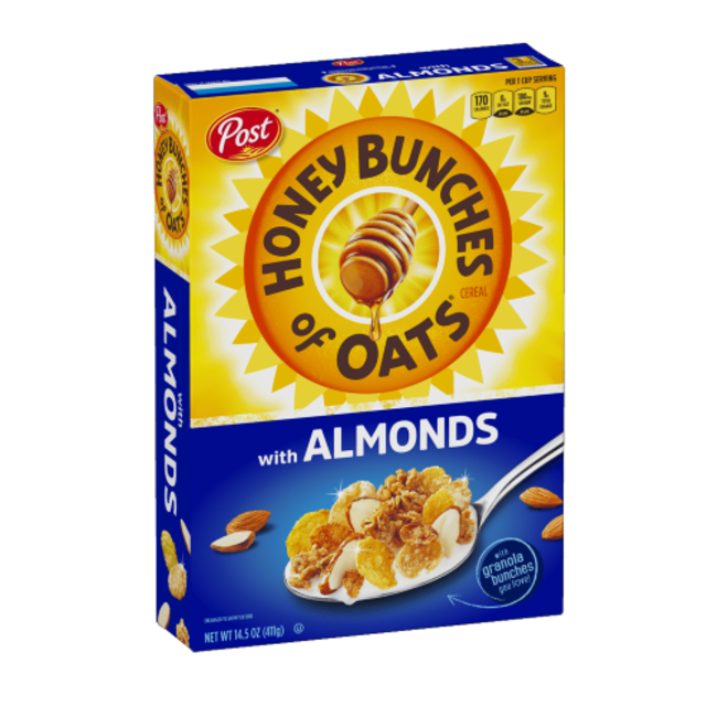 Post Honey Bunches Of Oats With Almonds, 14.5 oz