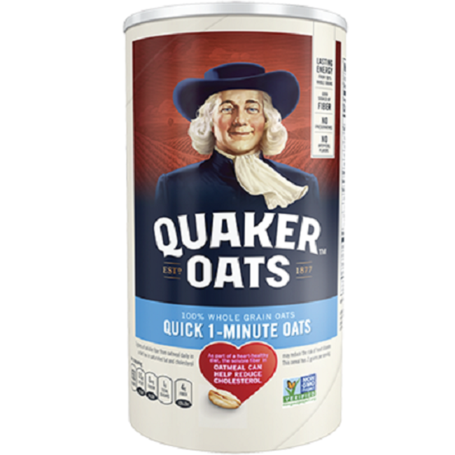 Quaker Oats Whole Grain Quick One Min, 18 oz