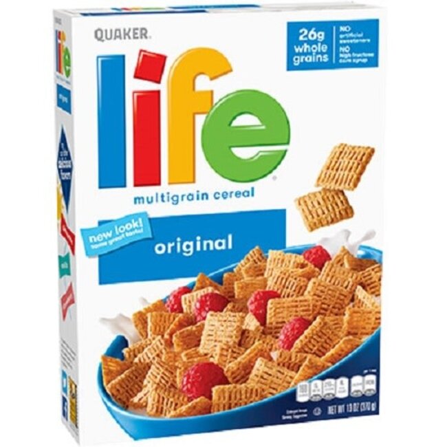 Quaker Life Cereal, 18 oz