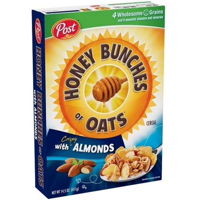 Post Honey Bunches Of Oats With Almonds, 14.5 oz