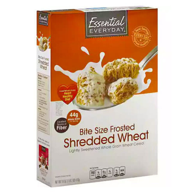 EED Bite Size Frosted Shredded Wheat, 18 oz, 16 ct