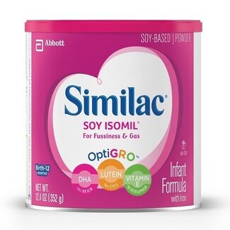 Similac Similac Soy Isomil Baby Formula, 12.4 oz