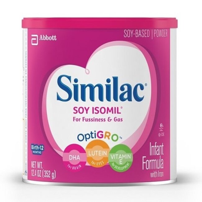 Similac Soy Isomil Baby Formula, 12.4 oz