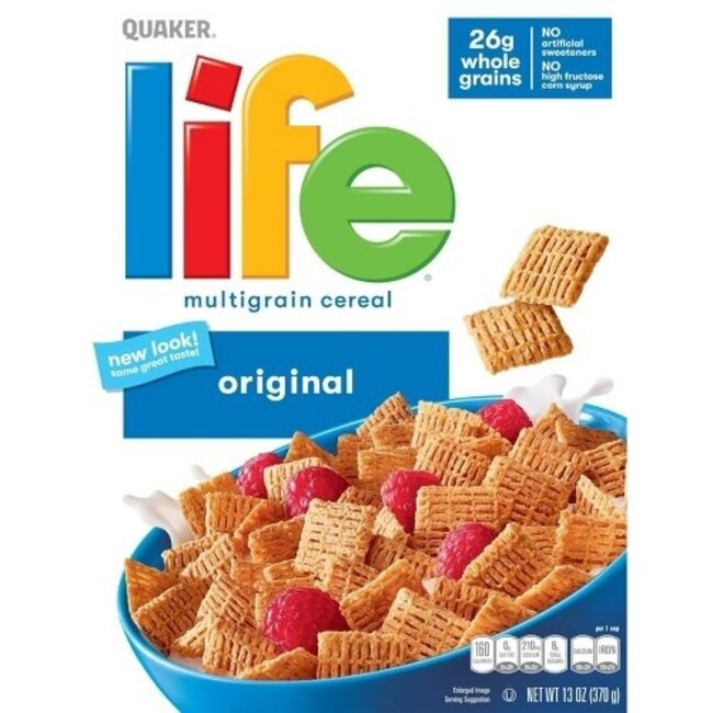 Quaker Life Cereal, 13 oz