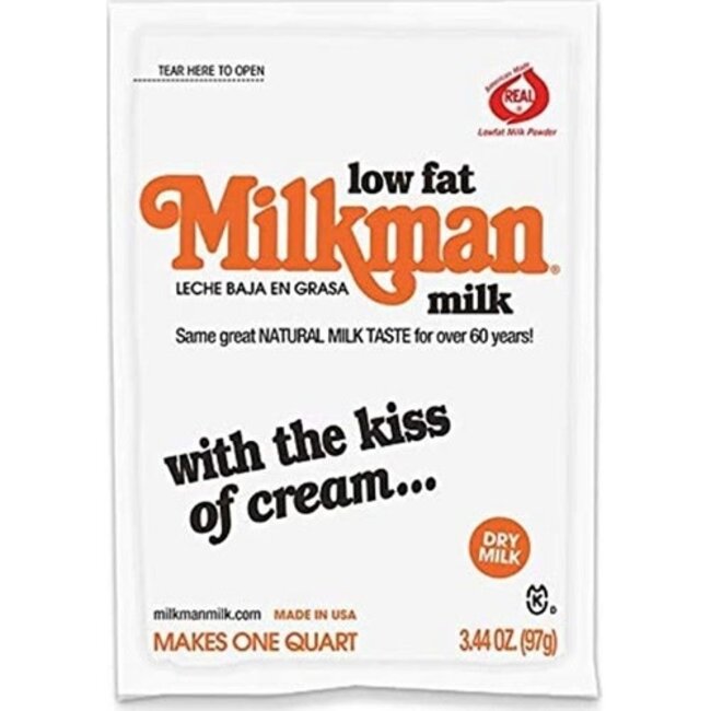 Milkman Milk Instant Low Fat Dry Gallon, 4 ct