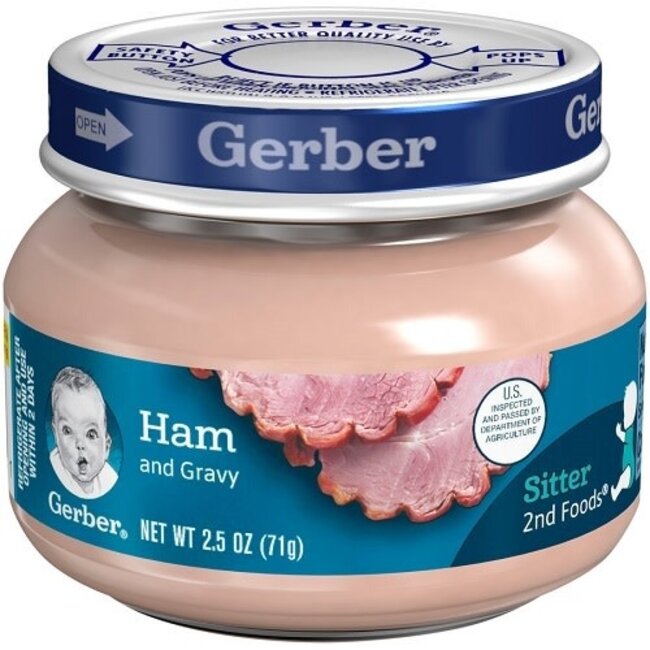 Gerber 2nd Foods Ham & Gravy, 2.5 oz