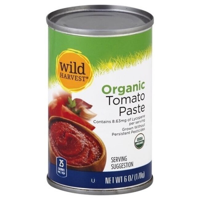 Wild Harvest Tomato Paste Organic, 6 oz