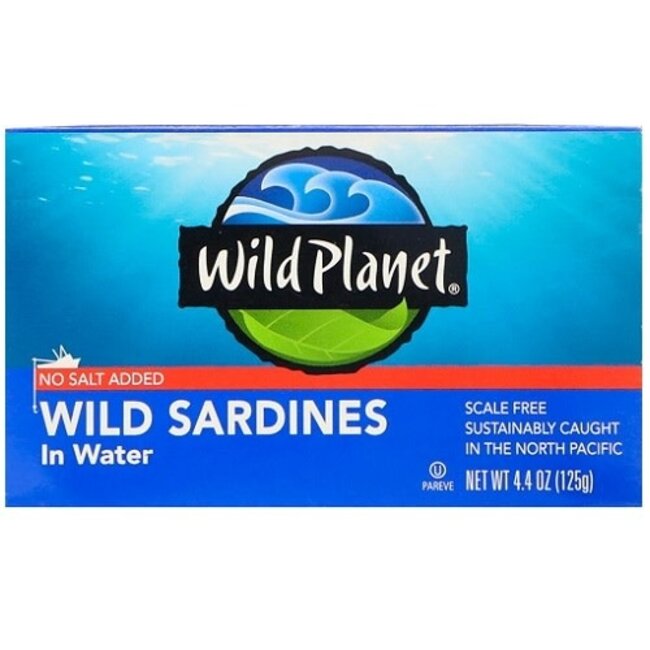 Wild Planet Sardines Water, 4.38 oz