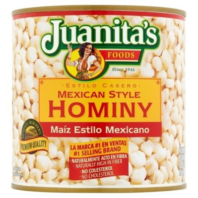 Juanita Hominy Mexican, 25 oz