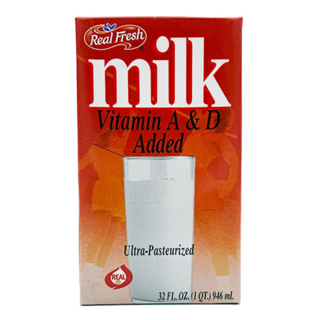 Real Fresh Milk Whole, 32 oz