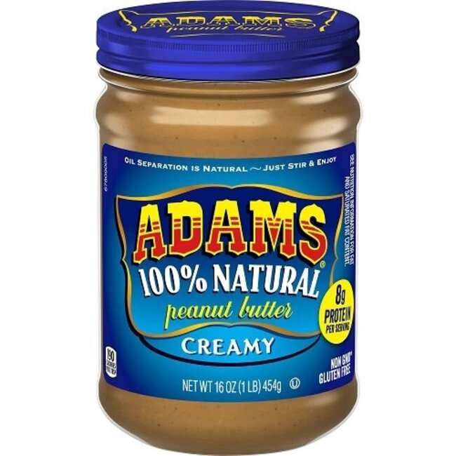 Adams Peanut Butter Creamy, 16 oz