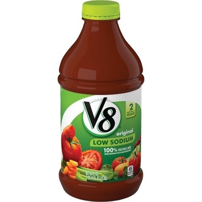 V8 Veg Juice Low Sodium, 46 oz