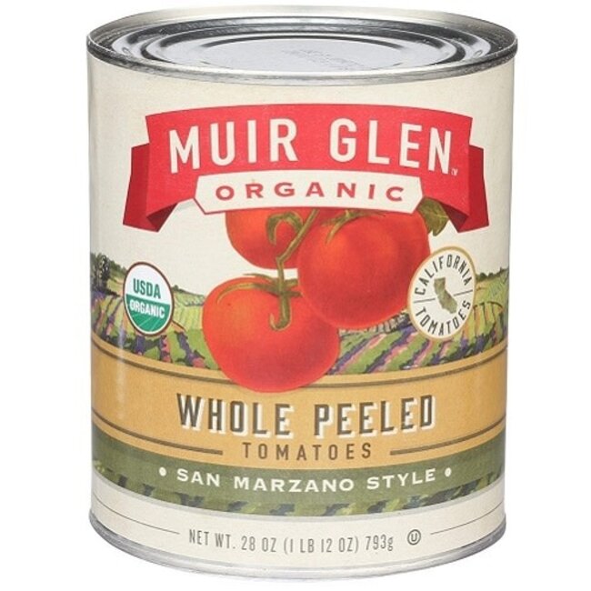 Muir Glen Organic Whole Peeled Tomato, 28 oz