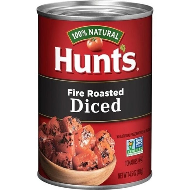 Hunts Fire Roasted Diced Tomatoes, 14.5 oz