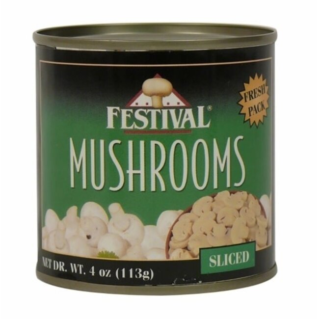 Festival Sliced Organic Mushrooms, 4 oz