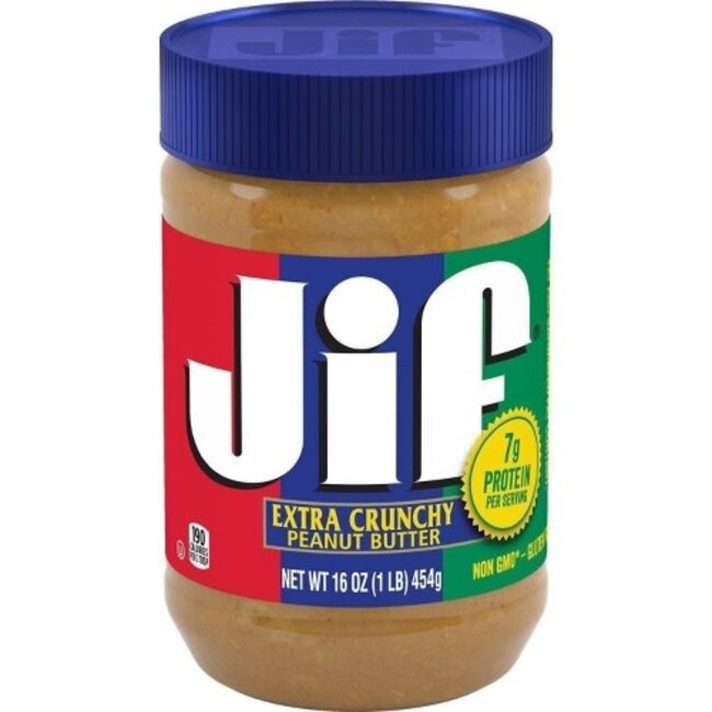 Jif Crunchy Peanut Butter, 16 oz