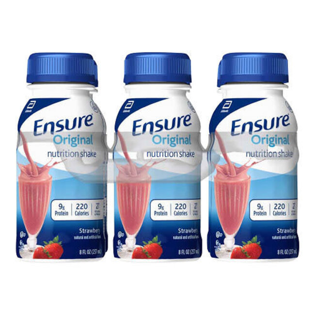 Ensure Original Nutrition Shake Strawberry, 6-8oz
