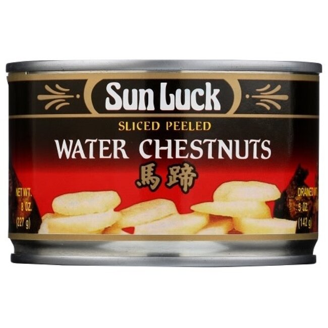 Sun Luck Water Chestnut Sliced, 8 oz