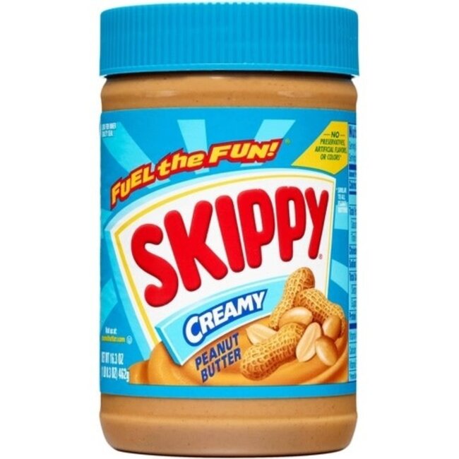 Skippy Creamy Peanut Butter, 16.3 oz