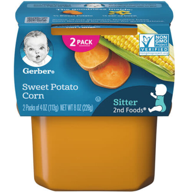 Gerber 2nd Foods Sweet Potato Corn, 8 oz