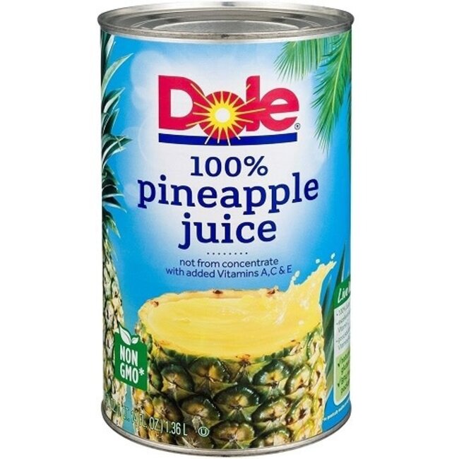 Dole Pineapple Juice, 46 oz