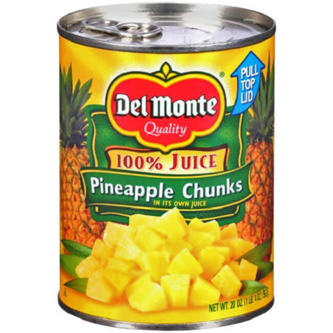Del Monte Pineapple Chunks, 20 oz