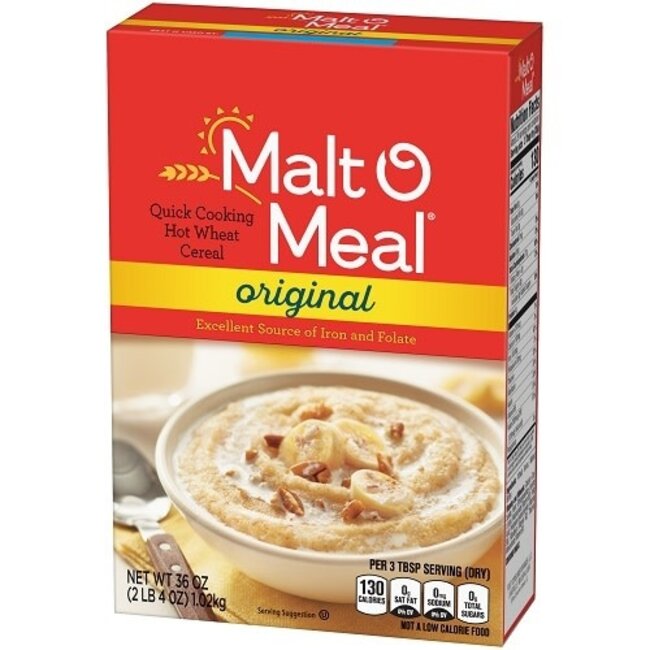 Malt-O-Meal Quick Hot Wheat Cereal Original, 36 oz