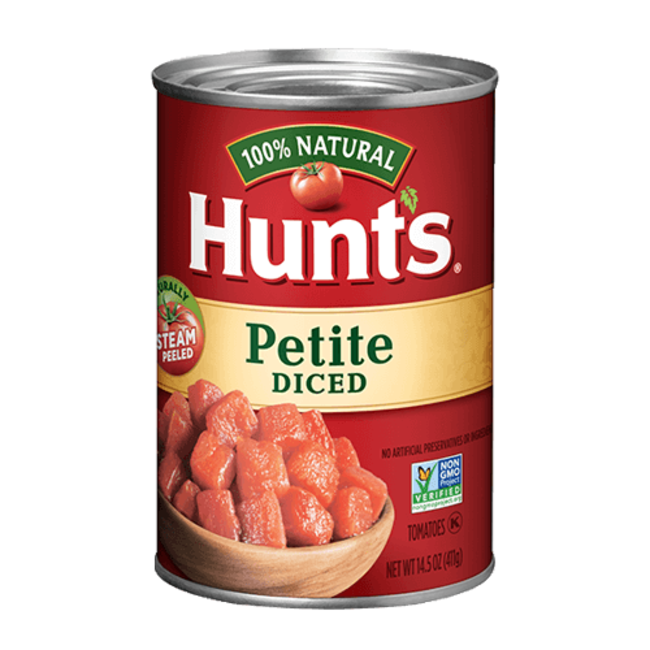 Hunts Diced Tomato Petite, 14.5 oz