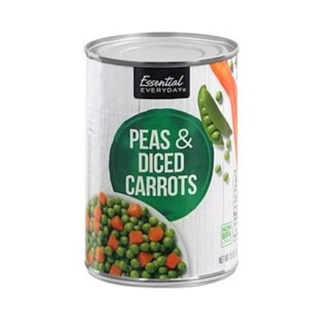 EED Peas & Diced Carrots, 15 oz