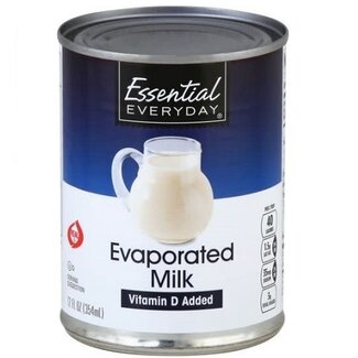 Essential Everyday EED Evaporated Milk, 12 oz