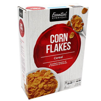 Essential Everyday EED Corn Flakes, 18 oz, 12 ct