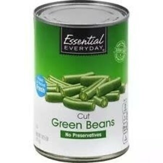 Essential Everyday EED Canned Cut Green Beans, 14.5 oz