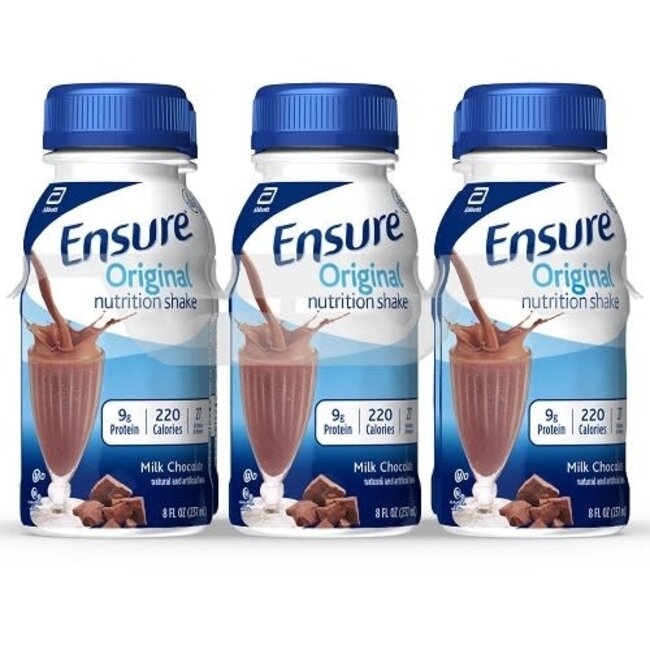 Ensure Original Nutrition Shake Milk Chocolate, 6- 8 oz, 4 ct