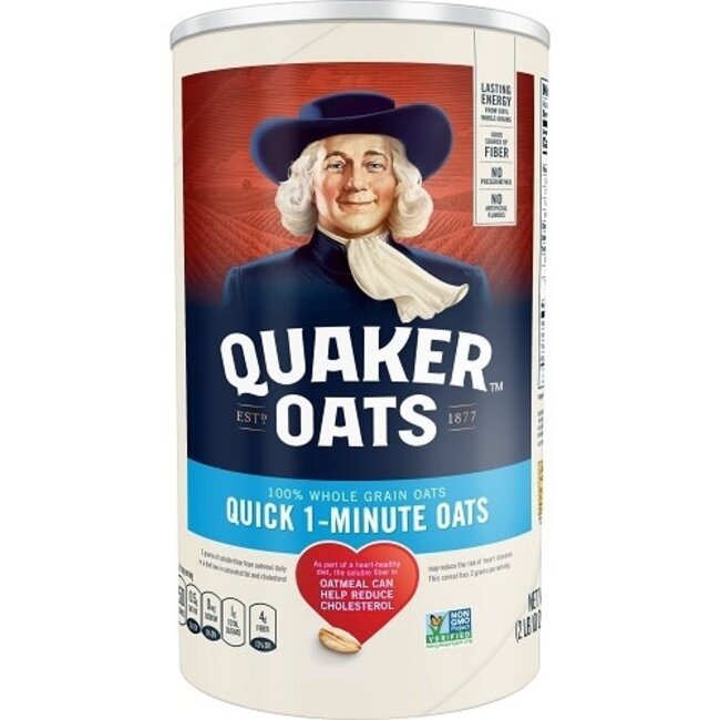 Quaker Oats Whole Grain Quick One Min, 42 oz