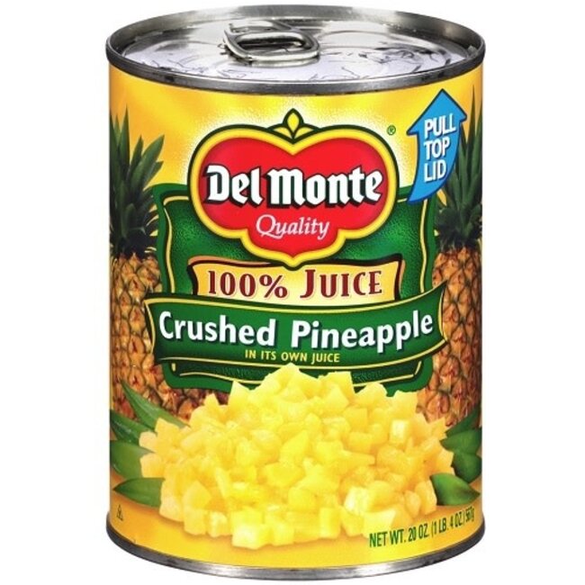 Del Monte Pineapple Crushed, 20 oz