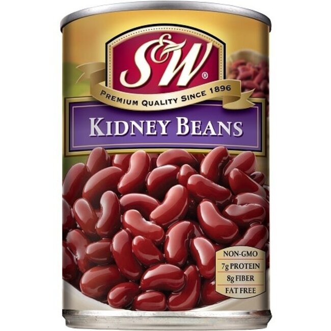 S&W Kidney Beans Red, 15.25 oz