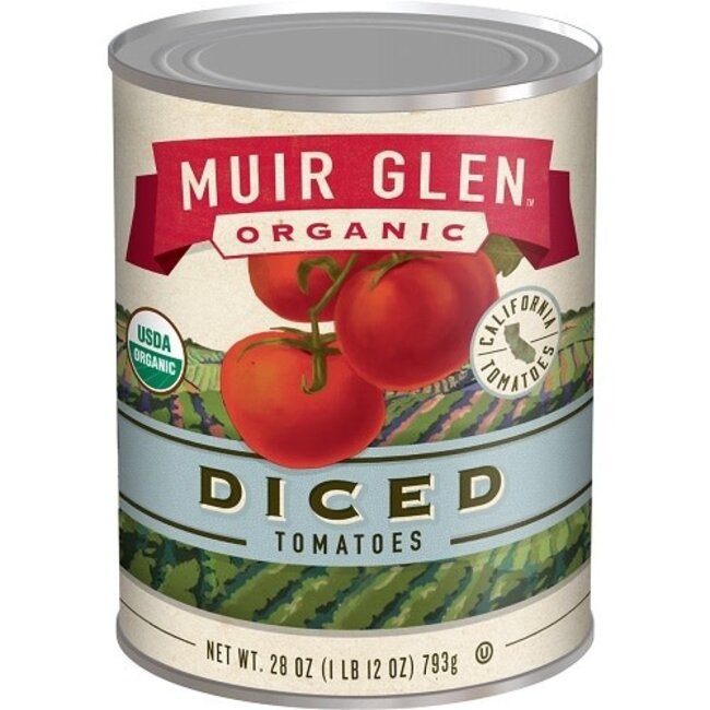 Muir Glen Organic Diced Tomato, 28 oz