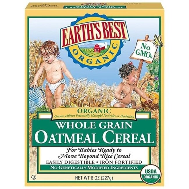 Earths Best Oatmeal Cereal, 8 oz