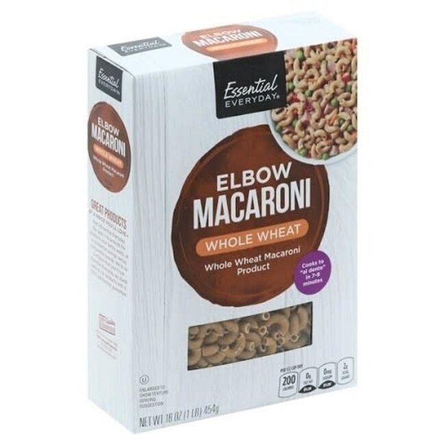 EED Whole Wheat Elbow Pasta Mac, 16 oz