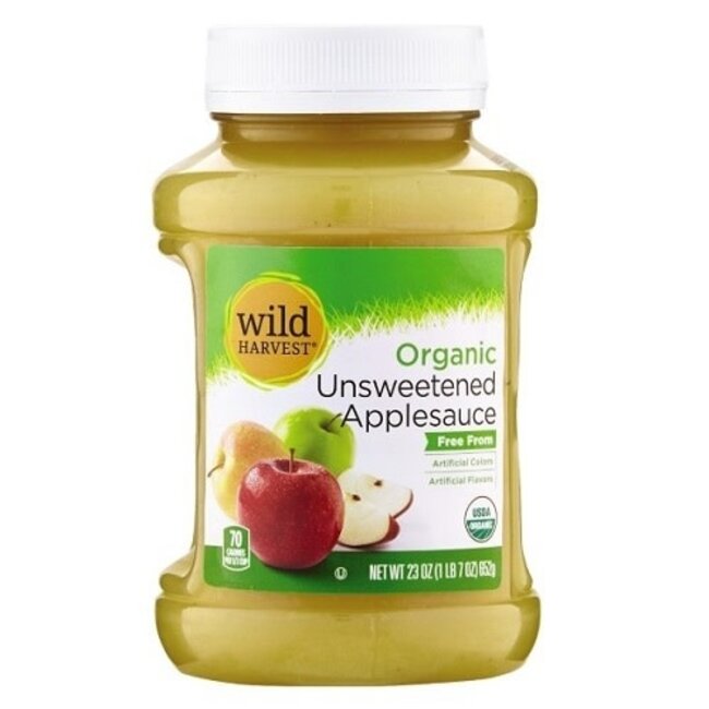 Wild Harvest Applesauce Organic, 23 oz