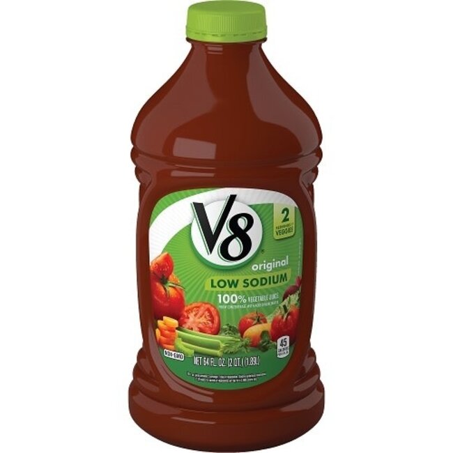 V8 Veg Juice Low Sodium, 64 oz