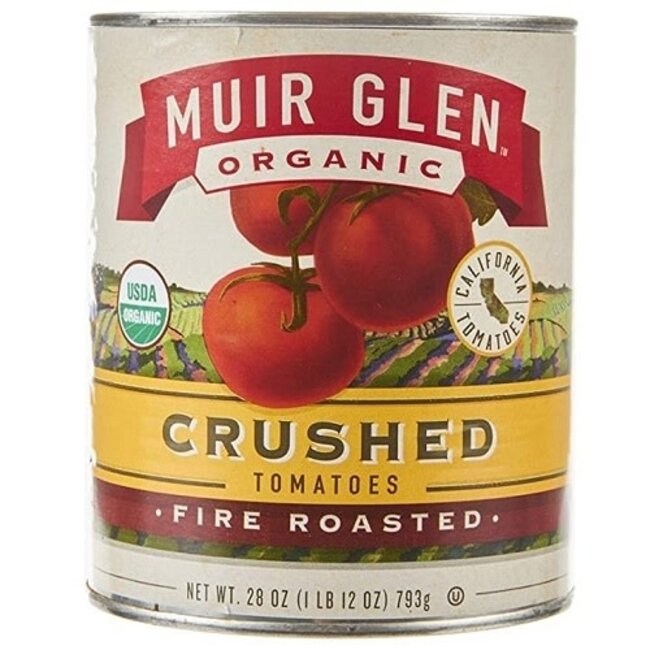 Muir Glen Organic Fire Roasted Crushed Tomato, 28 oz