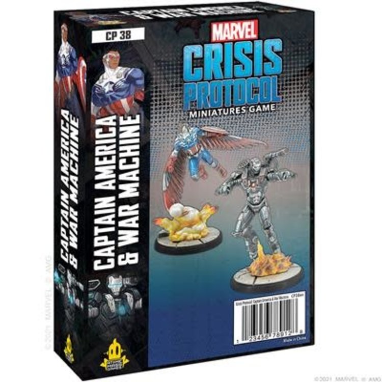 Atomic Mass Games Marvel Crisis Protocol: Captain America and War Machine